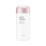  Kem chống nắng dạng sữa dịu nhẹ Missha Soft Finish Sun Milk 70ml Hàn Quốc 