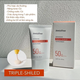  Kem chống nắng quốc dân Innisfree Hàn Quốc mẫu mới đủ 3 màu 