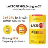  Men tiêu hóa nội địa Hàn Lacto Fit Gold cho cả gia đình 