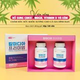  Viên uống bổ sung Canxi, Magie, Vitamin D và kẽm Nutra pharm Hàn Quốc Nhập Khẩu Chính Hãng 
