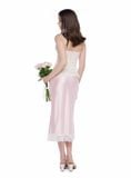  Baby Blush Lace silky skirt 