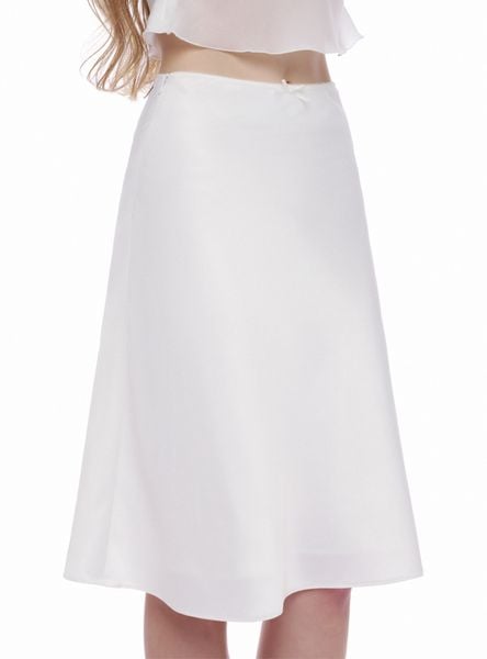  Heavenly Creme silky skirt 
