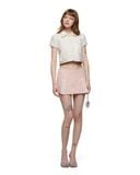  Sparkling Ribbons tweed skirt 