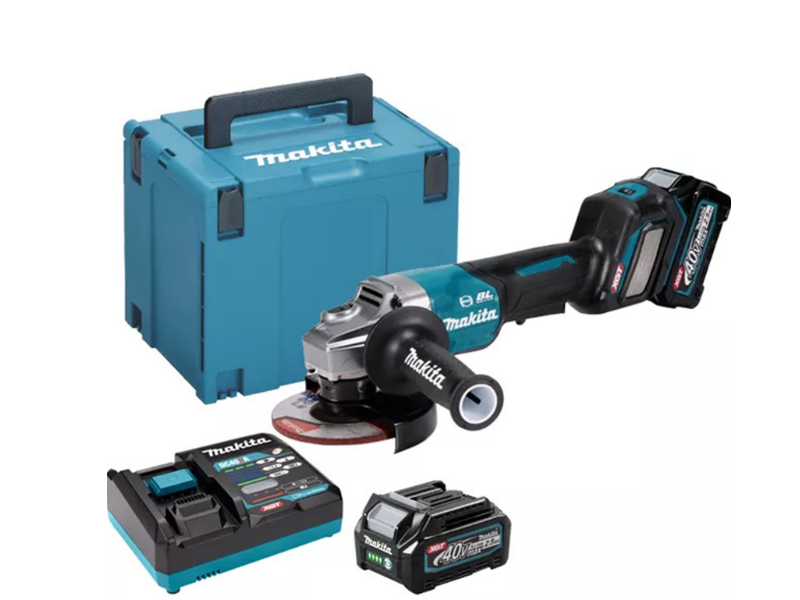 Máy Mài Góc Dùng Pin(125Mm/Công Tắc Bóp/Aws/Bl)(40V Max) Makita Ga029Gm201