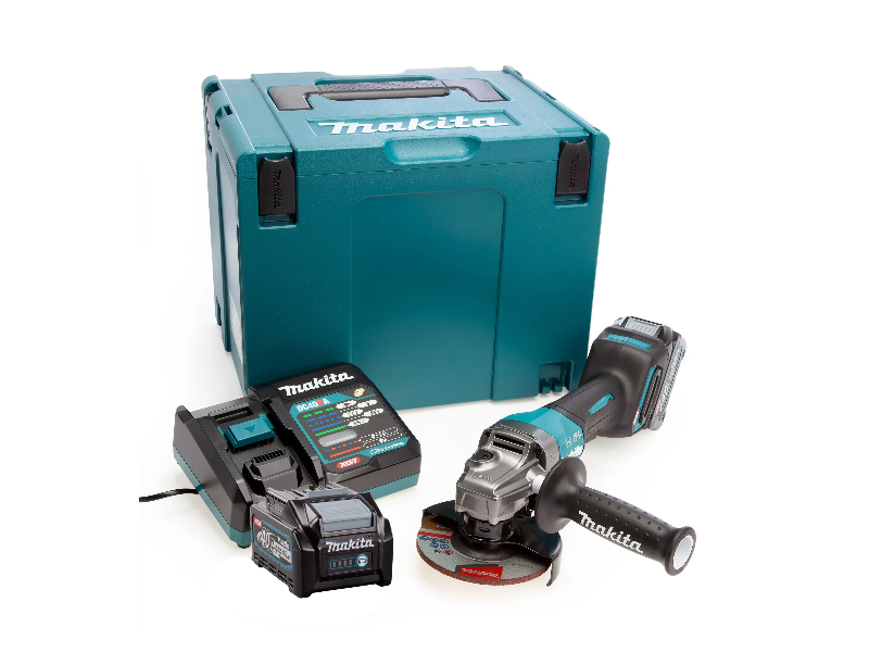 Máy Mài Góc Dùng Pin(125Mm/Công Tắc Bóp/Bl)(40V Max) Makita Ga013Gm201