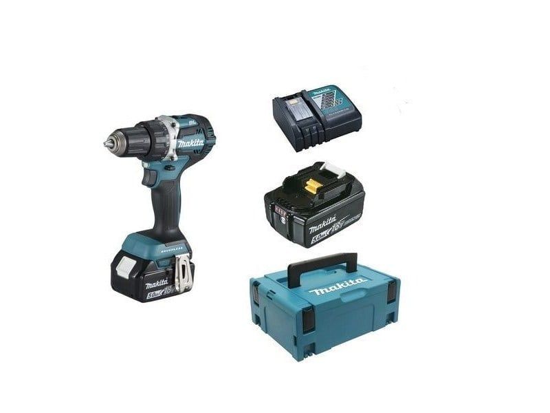 Máy Khoan Và Vặn Vít Dùng Pin(Bl)(18V) Makita Ddf487Z ( Không Kèm Pin Sạc)