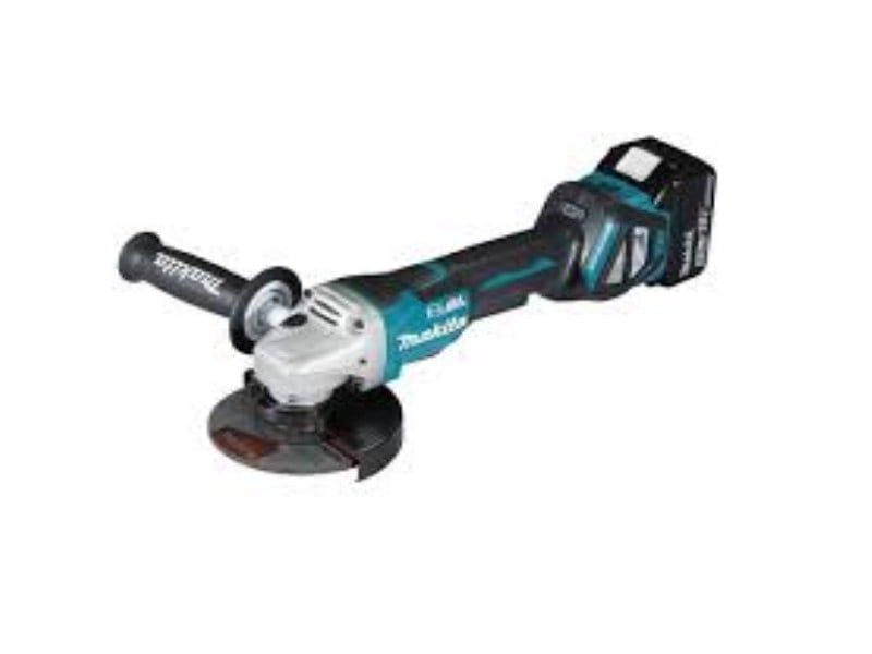 Máy Mài Góc Dùng Pin(125Mm/Công Tắc Bóp/Aws/Bl)(18V) Makita Dga518Rte