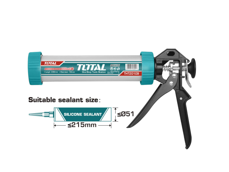 Súng Bơm Silicol Thân Nhôm