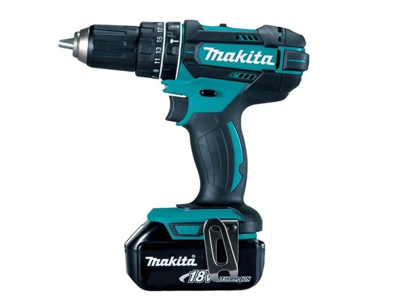 Máy Khoan Búa, Vặn Vít Dùng Pin(Bl)(18V) Makita Dhp483Rfe