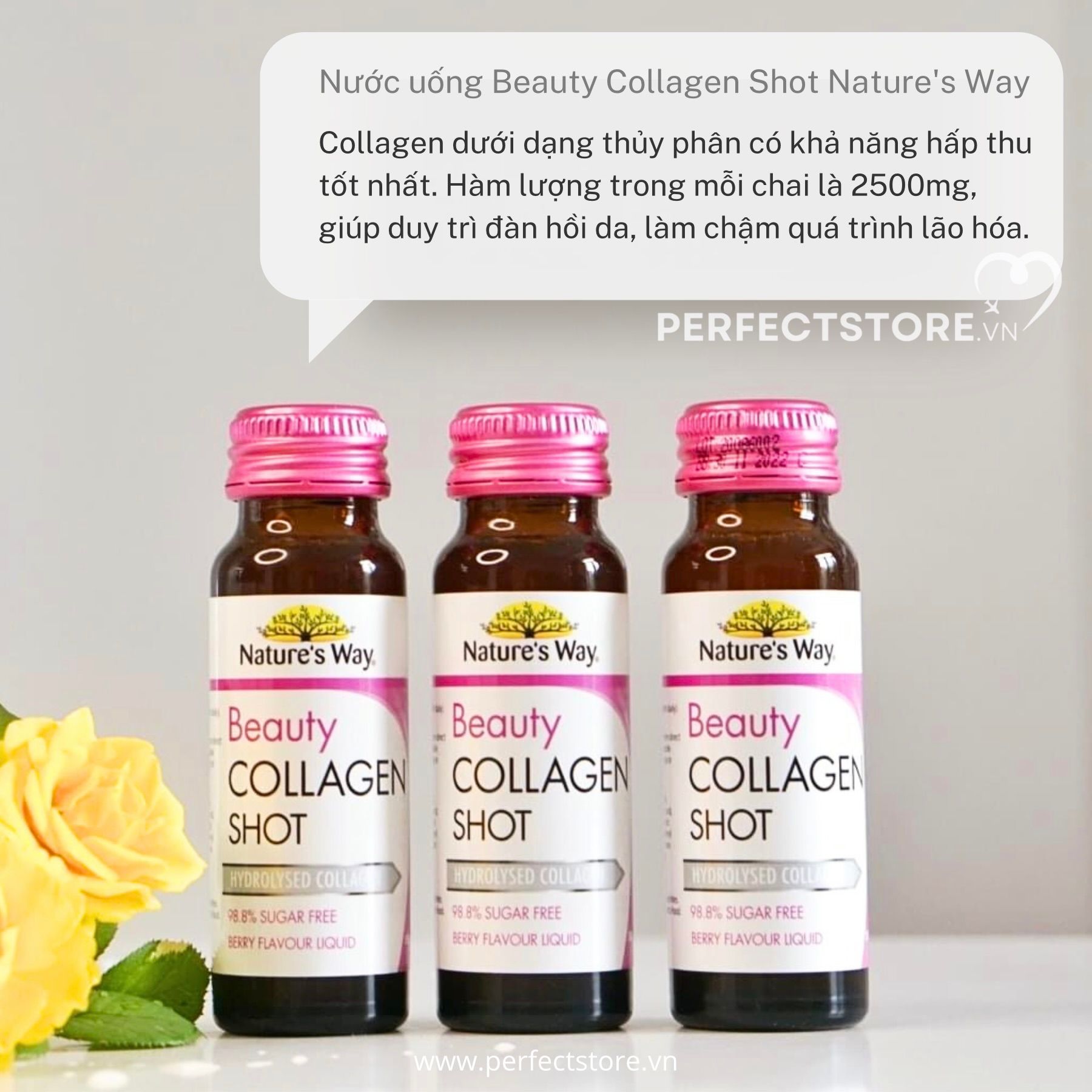  Beauty Collagen Shot Nature’s Way Úc 10 lọ*50ml 