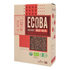 Gạo lứt đỏ hữu cơ cao cấp - bổ sung máu - ECOBA Huyết Rồng 1kg