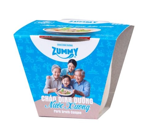  Cháo dinh dưỡng Nước xương - Thùng 24 bát x 360 gram 