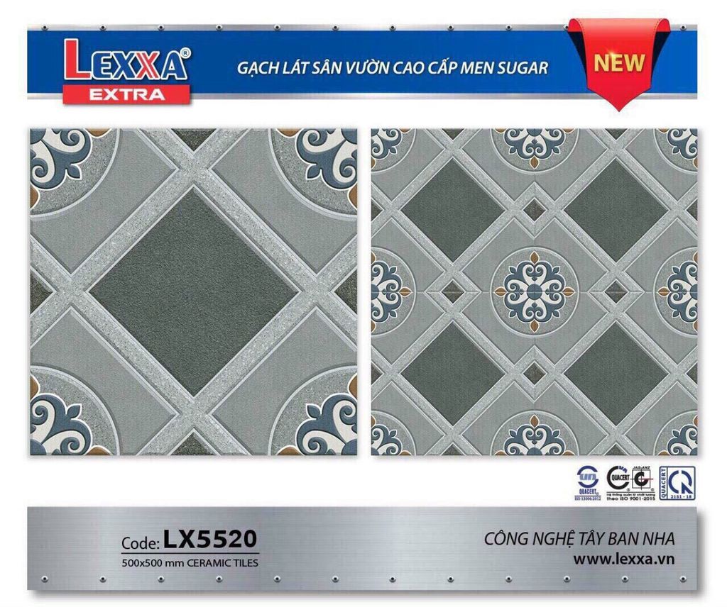 Gạch lát sân vườn kích thước 50x50; LX 5520