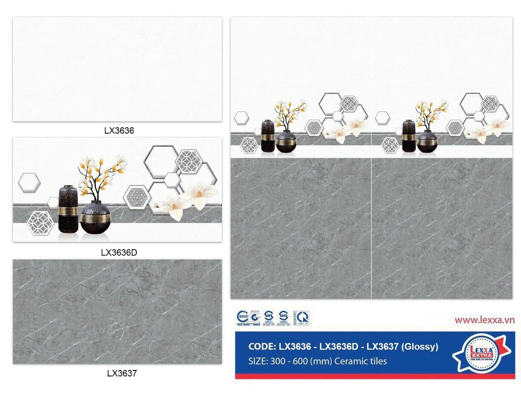 Gạch ốp tường 30x60;LX  3636