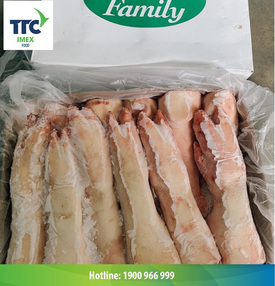 Frozen pork front feet Vion Germany TTCIMEXFOOD