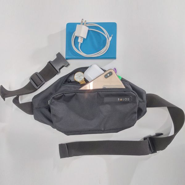 OEM ODM - BOOMERANGE Crossbody Waist Bag Black - custom made bags supplier - UMO TC5901013