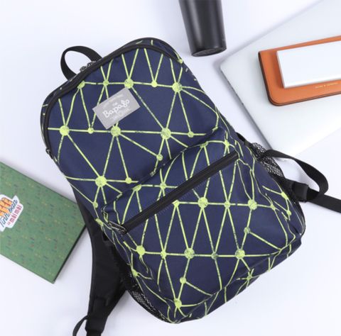 May Balo AKIRA Navy/Green Backpack - Balo Thời Trang