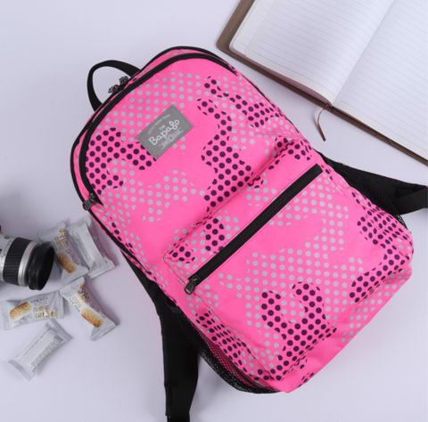 OEM ODM - AKIRA Pink Fashion Backpack - promotional backpack supplier - UMO BP5902029