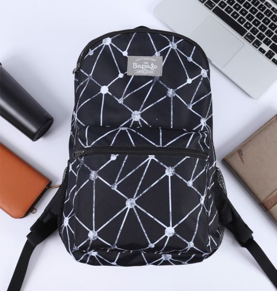 OEM ODM - AKIRA Black/White Fashion Backpack - private label backpack manufacturer - UMO BP583104