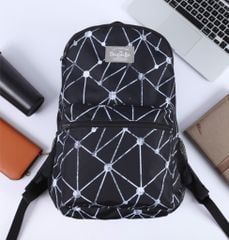 OEM ODM - AKIRA Black/White Fashion Backpack - private label backpack manufacturer - UMO BP583104