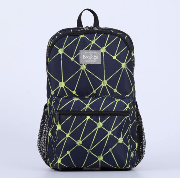 May Balo AKIRA Navy/Green Backpack - Balo Thời Trang