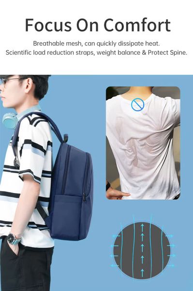 OEM ODM Water-Resistant Laptop Backpack  - promotional backpack supplier - UMO BP562807