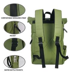 OEM ODM Roll-Top Outdoor Travel Backpack - OEM backpack factory - UMO BP563009