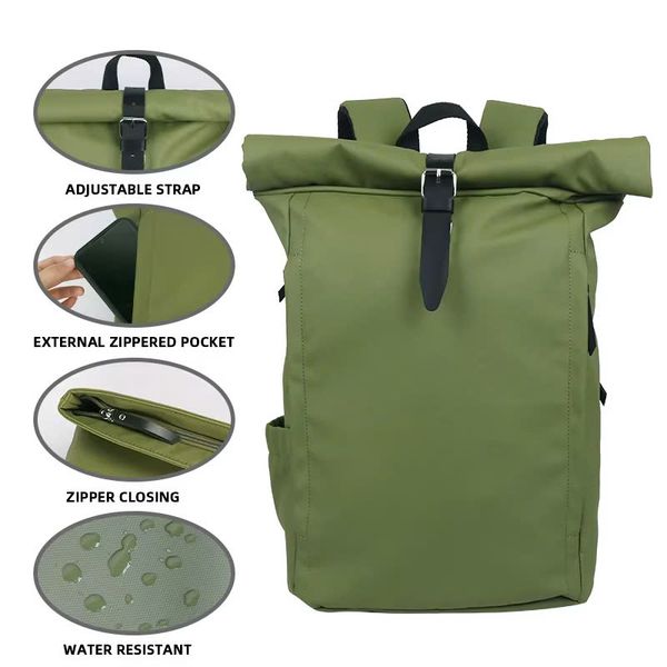 OEM ODM Roll-Top Outdoor Travel Backpack - OEM backpack factory - UMO BP563009