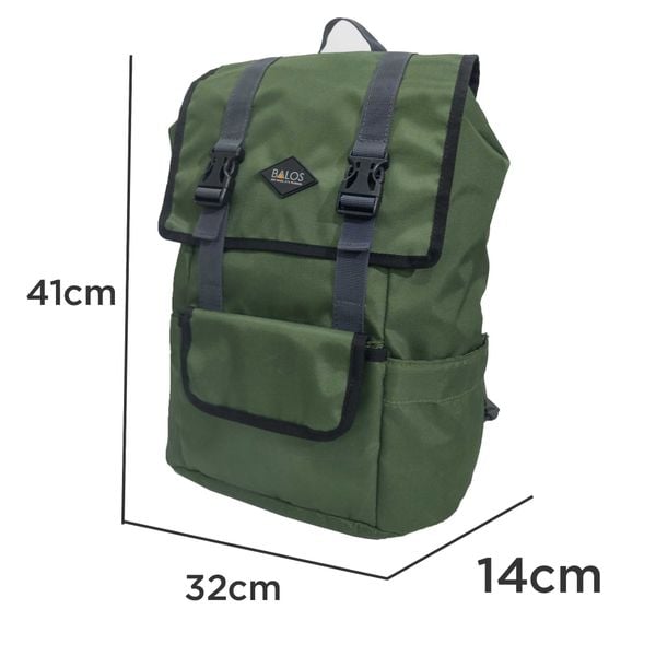 OEM ODM - UMO Balos SKY FLAP Olive Backpack -  - UMO BP582908