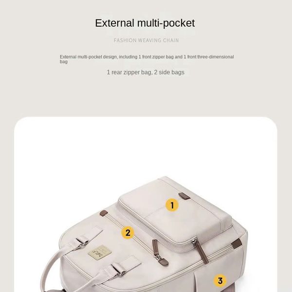 OEM ODM Fashionable Canvas Hand-Carry Backpack - OEM backpack factory - UMO BP562804