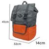 May Balo Laptop thời trang Balos SKY FLAP Orange/D.Grey Backpack