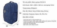 OEM ODM - UMO FOCUS Backpack Navy – Premium Laptop Backpack - backpack OEM supplier  - UMO BP590106