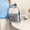 OEM ODM Custom-Made Black Checkered Pattern Backpack - OEM backpack factory - UMO BP5706011