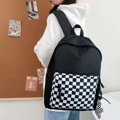 OEM ODM Custom-Made Black Checkered Pattern Backpack - OEM backpack factory - UMO BP5706011