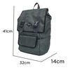 May Balo SKY FLAP D.Grey Backpack - Balo Laptop thời trang