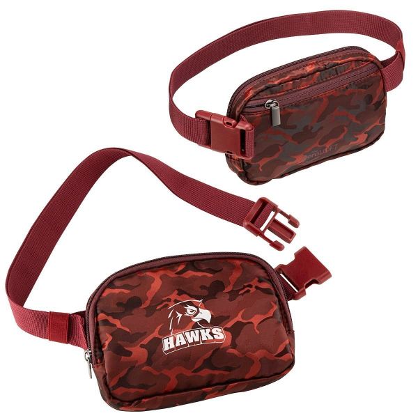 OEM ODM Custom AeroLOFT™ Camo Pattern Polyester Waist Bag Manufacturing - UMO BP570409
