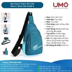 OEM ODM  - Zen Sling 6 One-Strap Backpack -personalized backpack manufacturer - UMO BP582708
