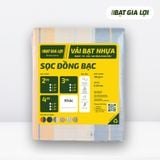  [Bạt Che] Bạt Che Nắng, Bạt Che Mưa PE Sọc Đồng Bạc 185gr/m2 