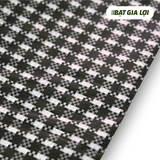  [Bạt Che] Bạt Che Nắng, Bạt Che Mưa PE Sọc Caro Đen Trắng 145gr/m2 