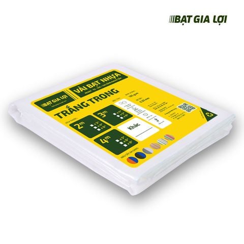 Bạt che phủ, bạt che mưa trắng trong - Bạt Gia Lợi