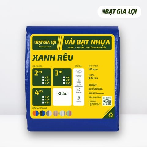 Bạt che nắng, bạt che mưa xanh rêu - Bạt Gia Lợi