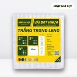  [Bạt Che] Bạt Che Nắng, Bạt Che Mưa PE Trắng Trong Sọc Caro 135gr/m2 