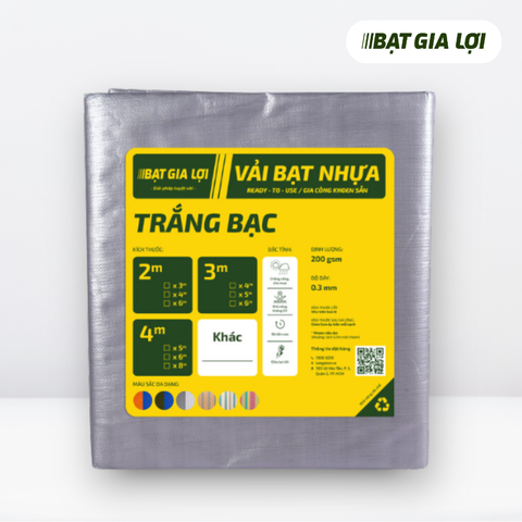 Bạt che nắng, bạt che mưa, bạt sự kiện trắng bạc - Bạt Gia Lợi