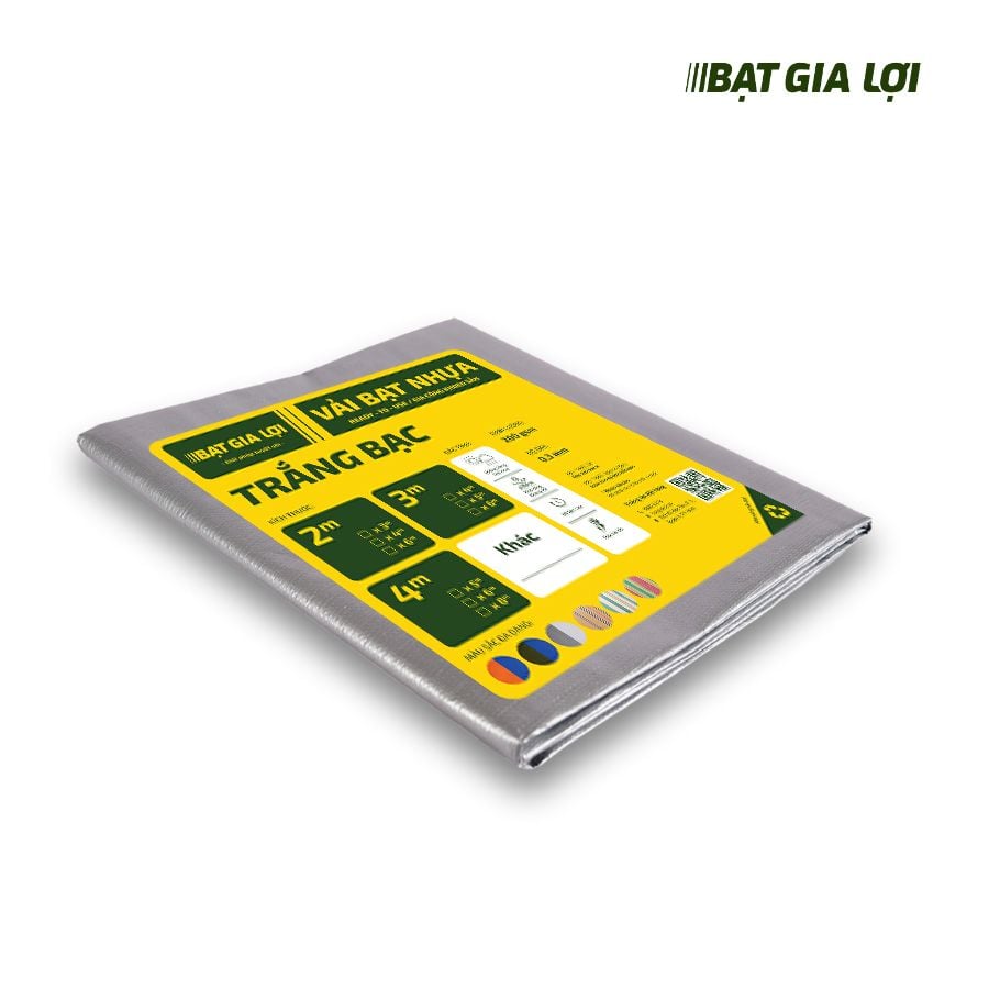  [Bạt Che] Bạt Che Nắng, Bạt Che Mưa, Bạt Sự Kiện PE Trắng Bạc 200gr/m2 