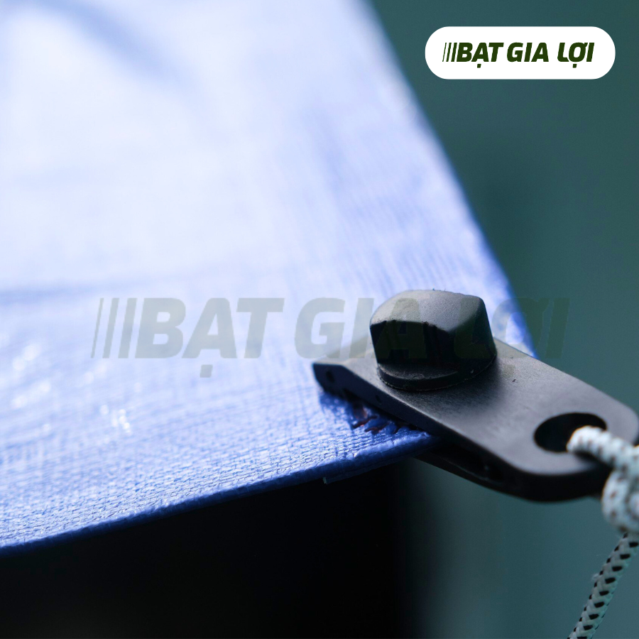  [Bạt Che] Bạt Che Nắng, Bạt Che Mưa PE 2 Da Xanh Cam 160gr/m2 