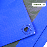  [Bạt Che] Bạt Che Nắng, Bạt Che Mưa PE 2 Da Xanh Rêu 160gr/m2 