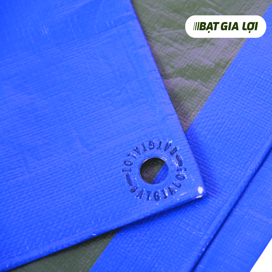  [Bạt Che] Bạt Che Nắng, Bạt Che Mưa PE 2 Da Xanh Rêu 160gr/m2 