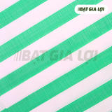  Bạt Nhựa PE Sọc Xanh Lá, Trắng 170gr/m2 