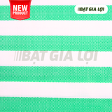  Bạt Nhựa PE Sọc Xanh Lá, Trắng 170gr/m2 