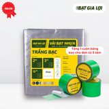  [Bạt Che] Bạt Che Nắng, Bạt Che Mưa, Bạt Sự Kiện PE Trắng Bạc 200gr/m2 